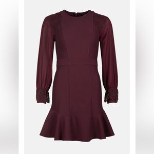 NWOT Burgundy/ Berry Karen Millen dress